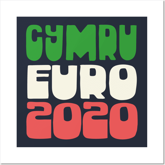 Wales/Cymru Euro 2020 FanArt Wall Art by DankFutura